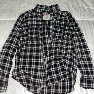 Mossimo Supply Co. Black and white Flannel